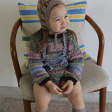 MIXED BORDER KNIT BLOOMERS 11