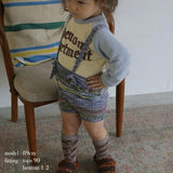 MIXED BORDER KNIT BLOOMERS 6