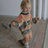 MIXED BORDER KNIT BLOOMERS 8