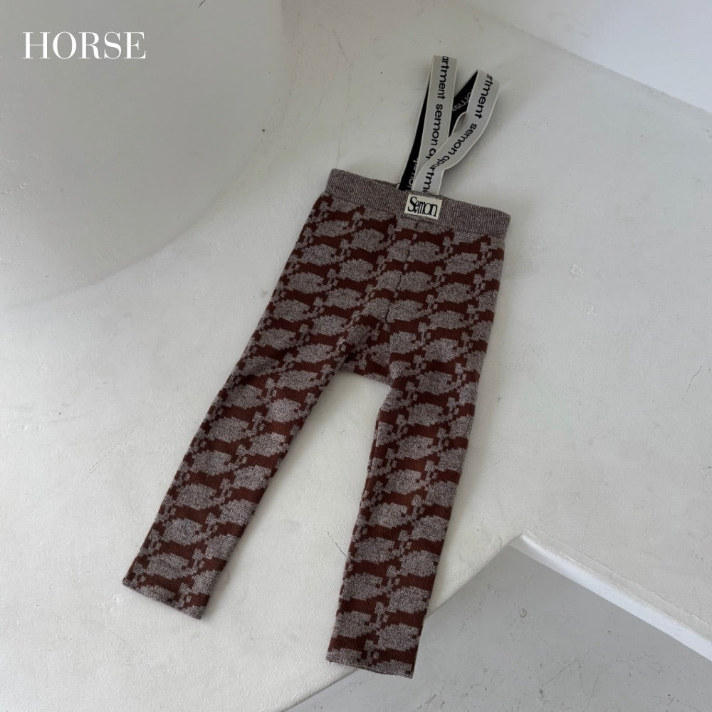 PATTERN JAGGARD SUSPENDER LEGGINS – Frö