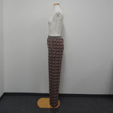[ladies series] PATTERN JAGGARD KNIT PANTS13