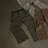 [ladies series] PATTERN JAGGARD KNIT PANTS18