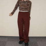 【ladies series】JERSEY SLACKS PANTS 6