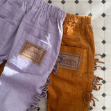 CORDUROY FRINGE FLARE PANTS 12