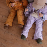 CORDUROY FRINGE FLARE PANTS 5