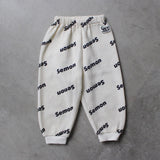 WAFFLE PRINT JOGGER PANTS31