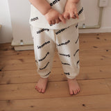 WAFFLE PRINT JOGGER PANTS9