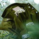 CORDUROY FRINGE JACKET36