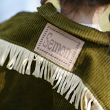 CORDUROY FRINGE JACKET37