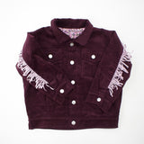 CORDUROY FRINGE JACKET2