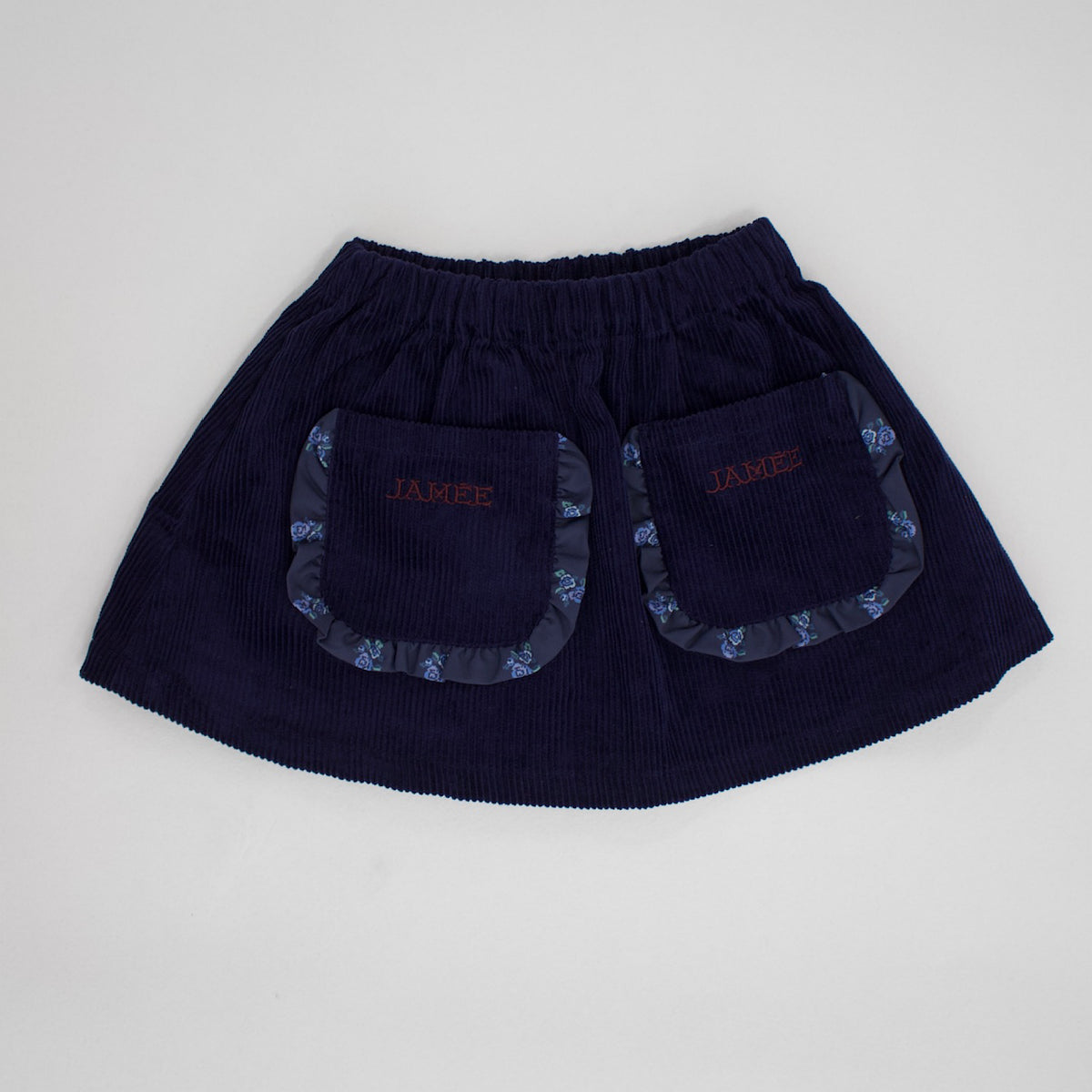 Semon ApartMent CORDUROY SKIRT NAVY