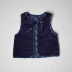 Jamée Rousse CORDUROY VEST ネイビー
