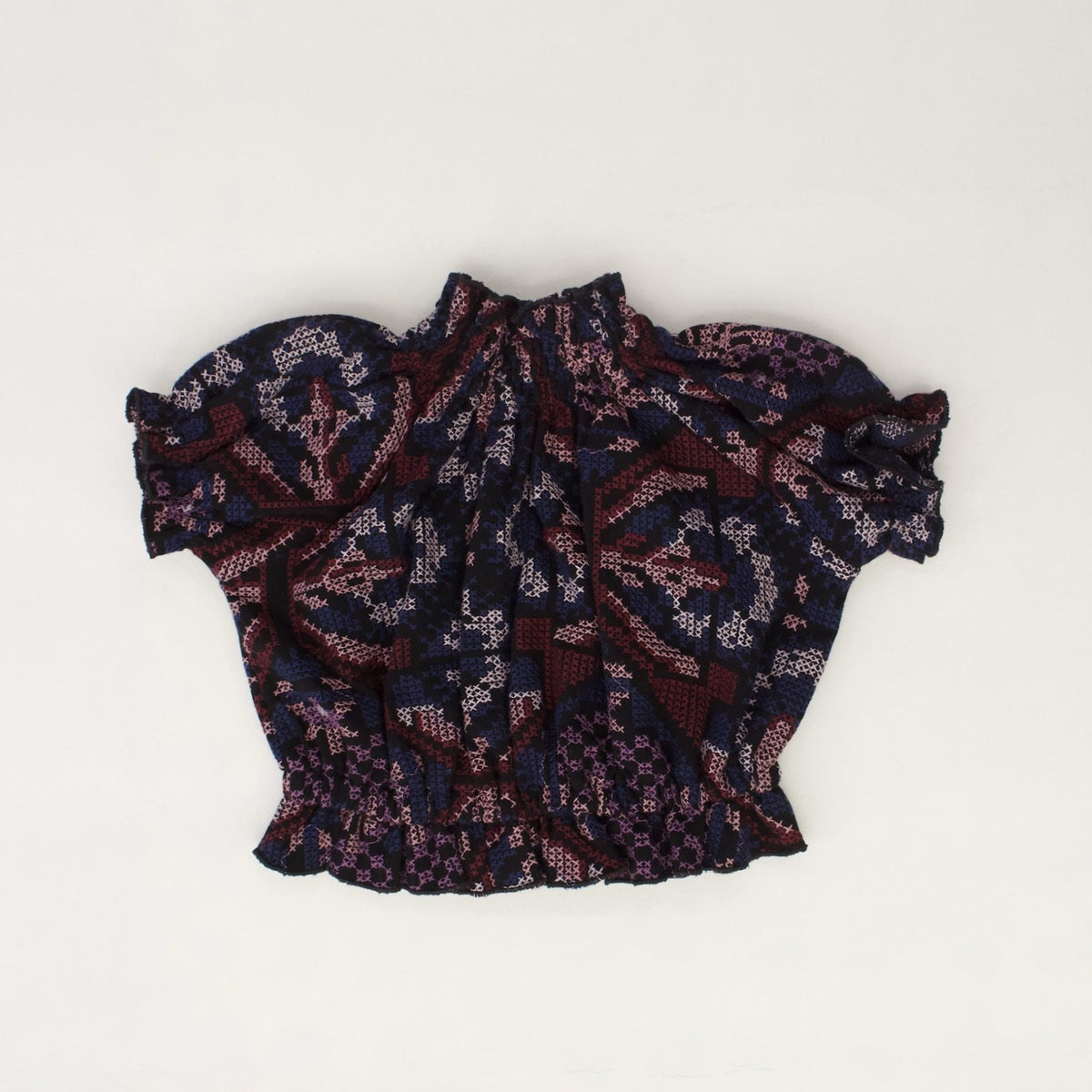 Jamée Rousse CROSS STITCH EMBROIDERED TOPS