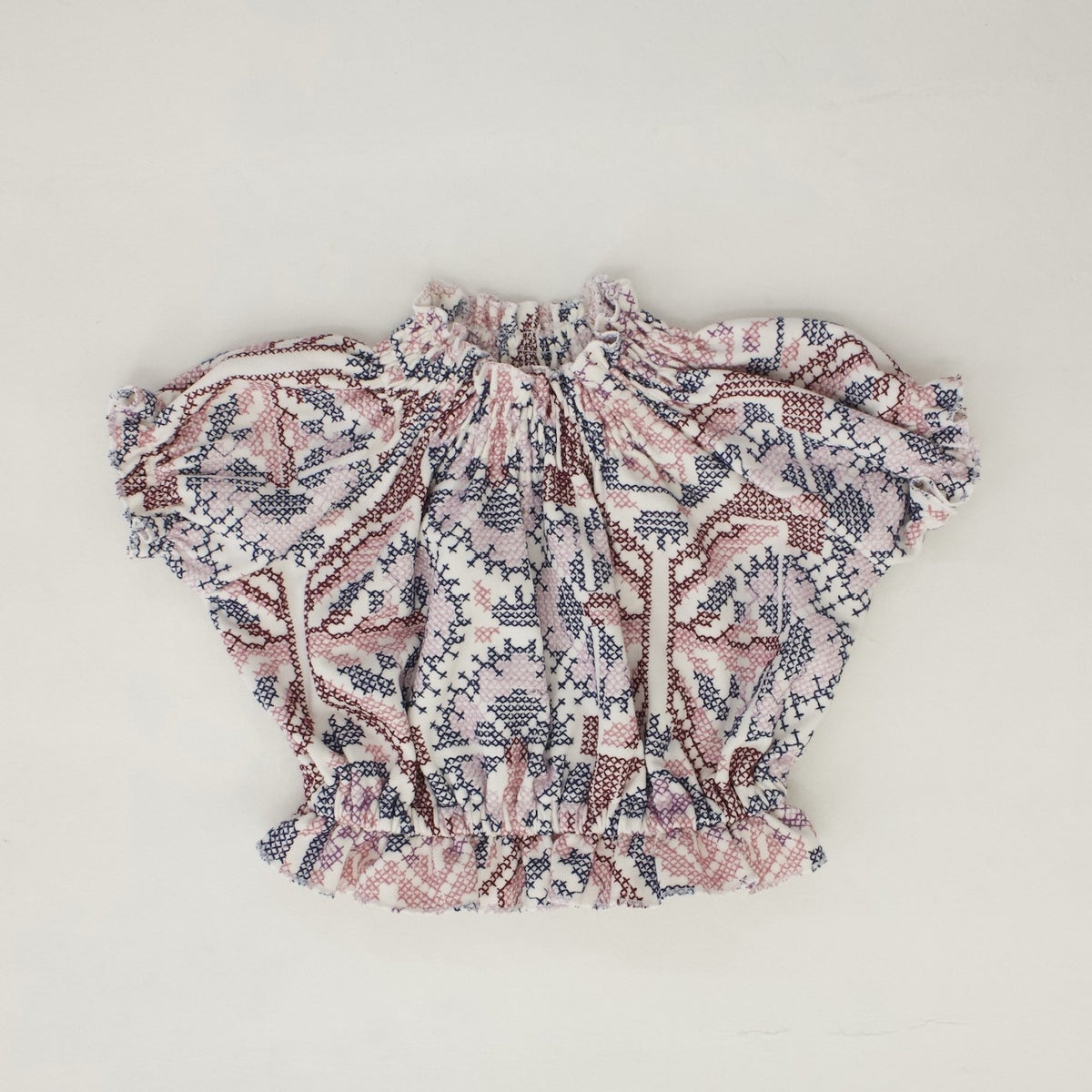 Jamée Rousse CROSS STITCH EMBROIDERED TOPS
