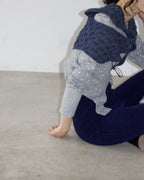 AURéNLEV Denim Lace Up Vest DENIM