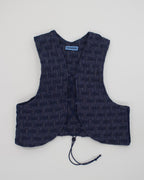 AURéNLEV Denim Lace Up Vest DENIM
