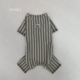 STRIPE DOG ROMPER2