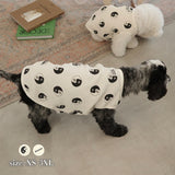 WAFFLE PRINT DOG WEAR1