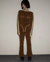 Velour Lace Flare Pants9