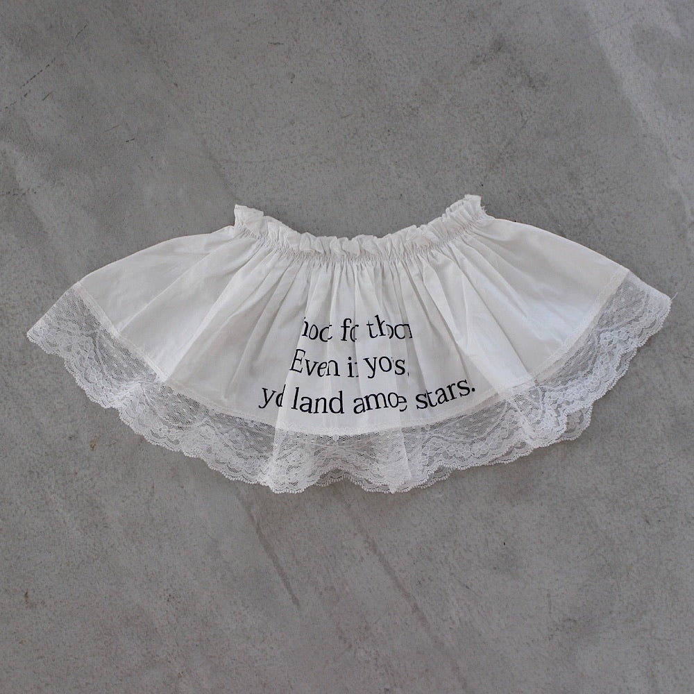 Semon ApartMent FRILL LACE PETTICOAT ホワイト