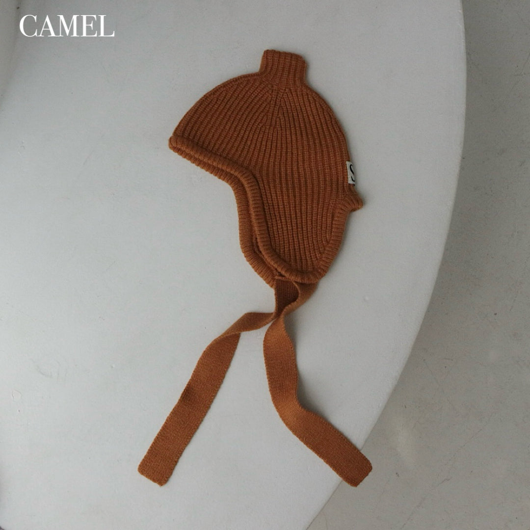 BONBON FLIGHT KNIT CAP ニット帽　帽子　キャメル FLIGHT KNIT CAP – Frö