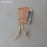 MIXED BORDER KNIT BONNET 2