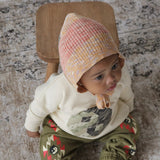 MIXED BORDER KNIT BONNET 5