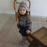 MIXED BORDER KNIT BONNET 9