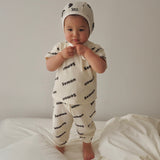 WAFFLE PRINT BONNET 11