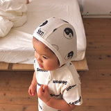 WAFFLE PRINT BONNET 9
