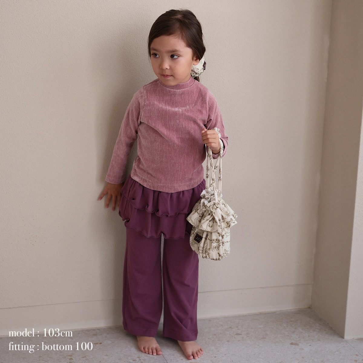 Jamée Rousse 26AW NEW PATTERN DRAWSTRING BAG