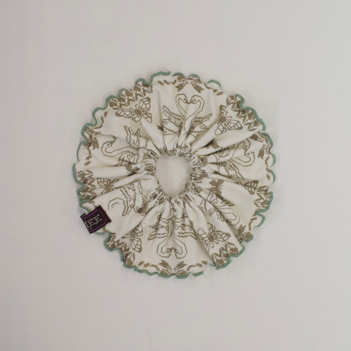 Jamée Rousse 26AW NEW PATTERN SCRUNCHIE SWAN DOT