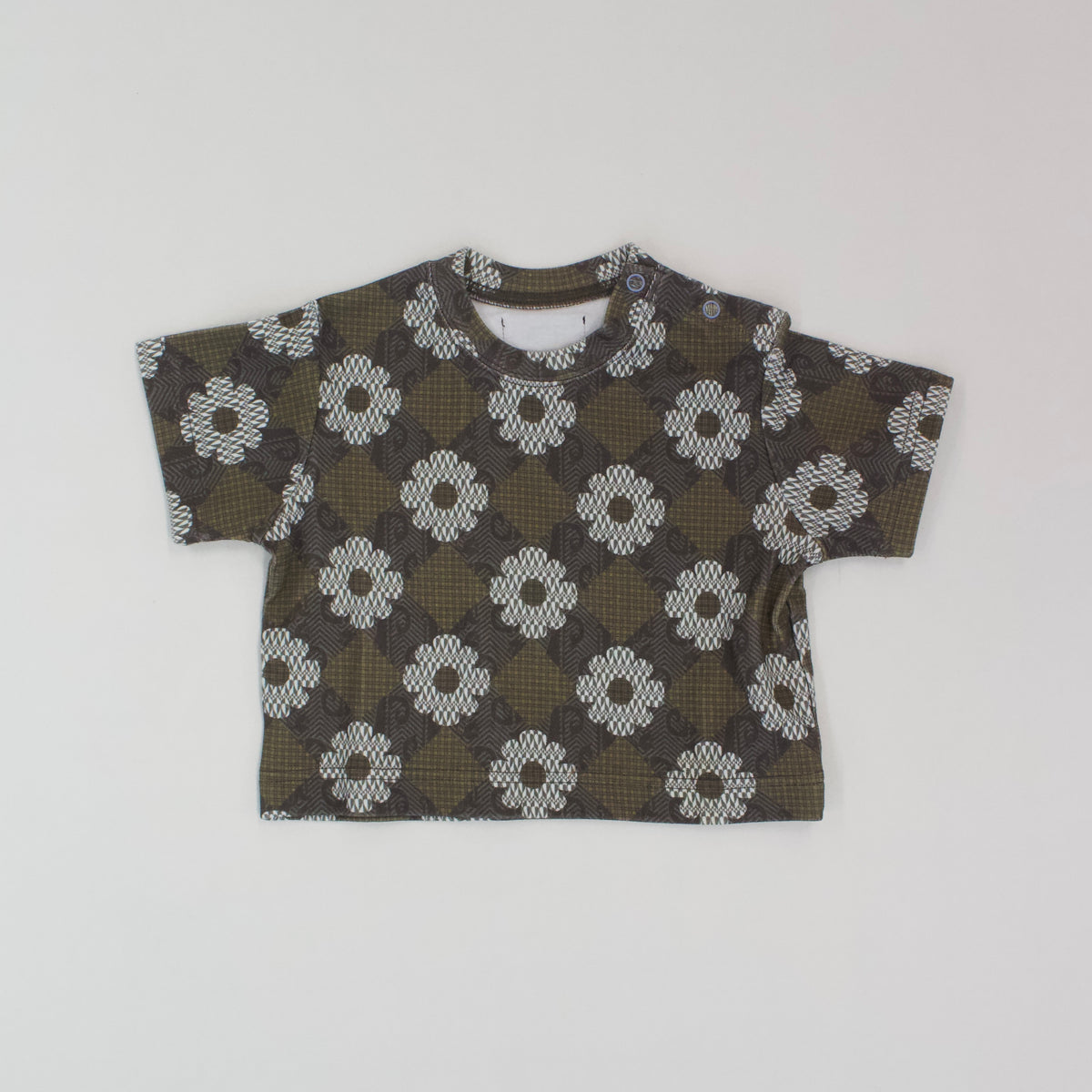 Jamée Rousse 26AW NEW PATTERN T-SHIRT FLOWER BLOCK
