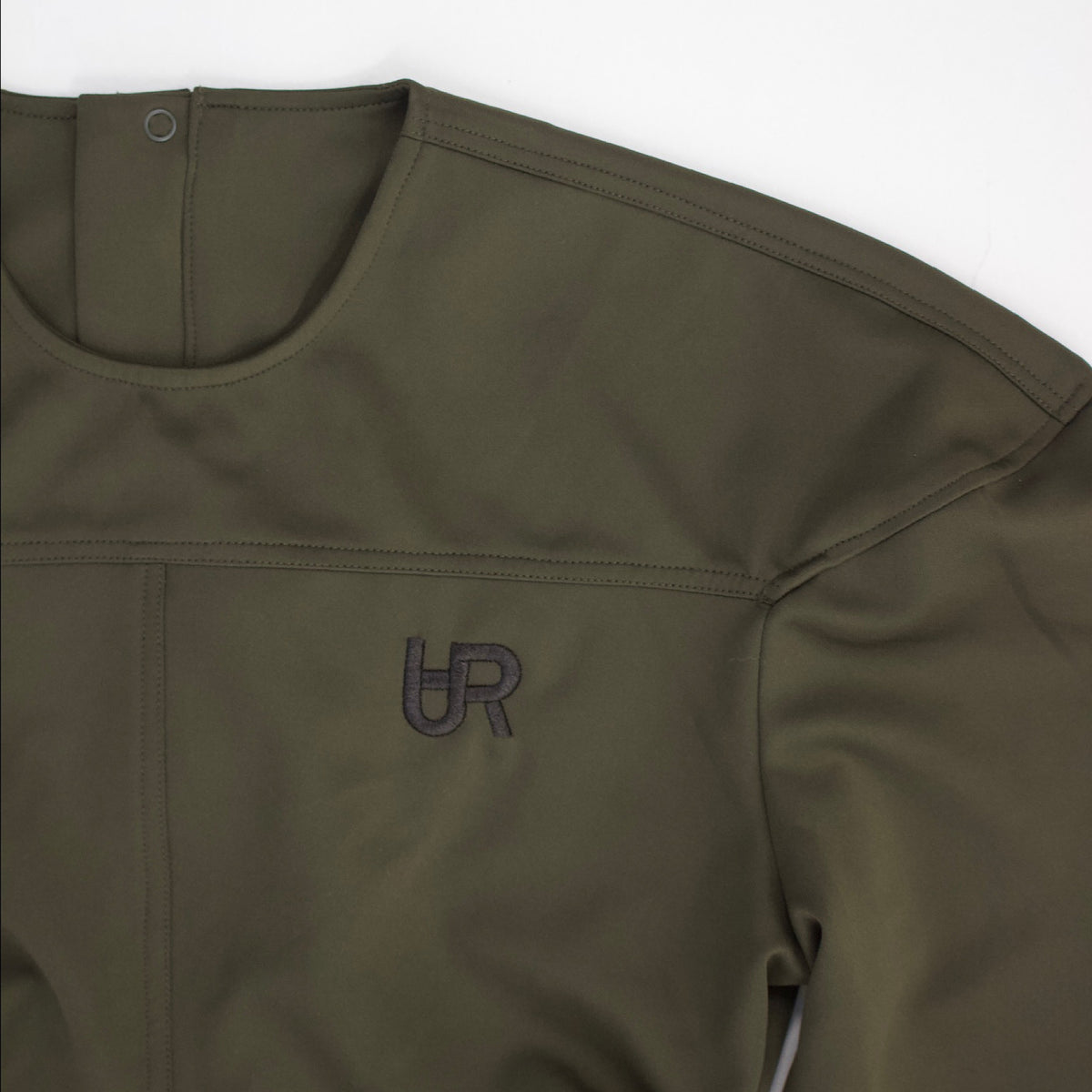 AURéNLEV JERSEY LADIES DRESS カーキ