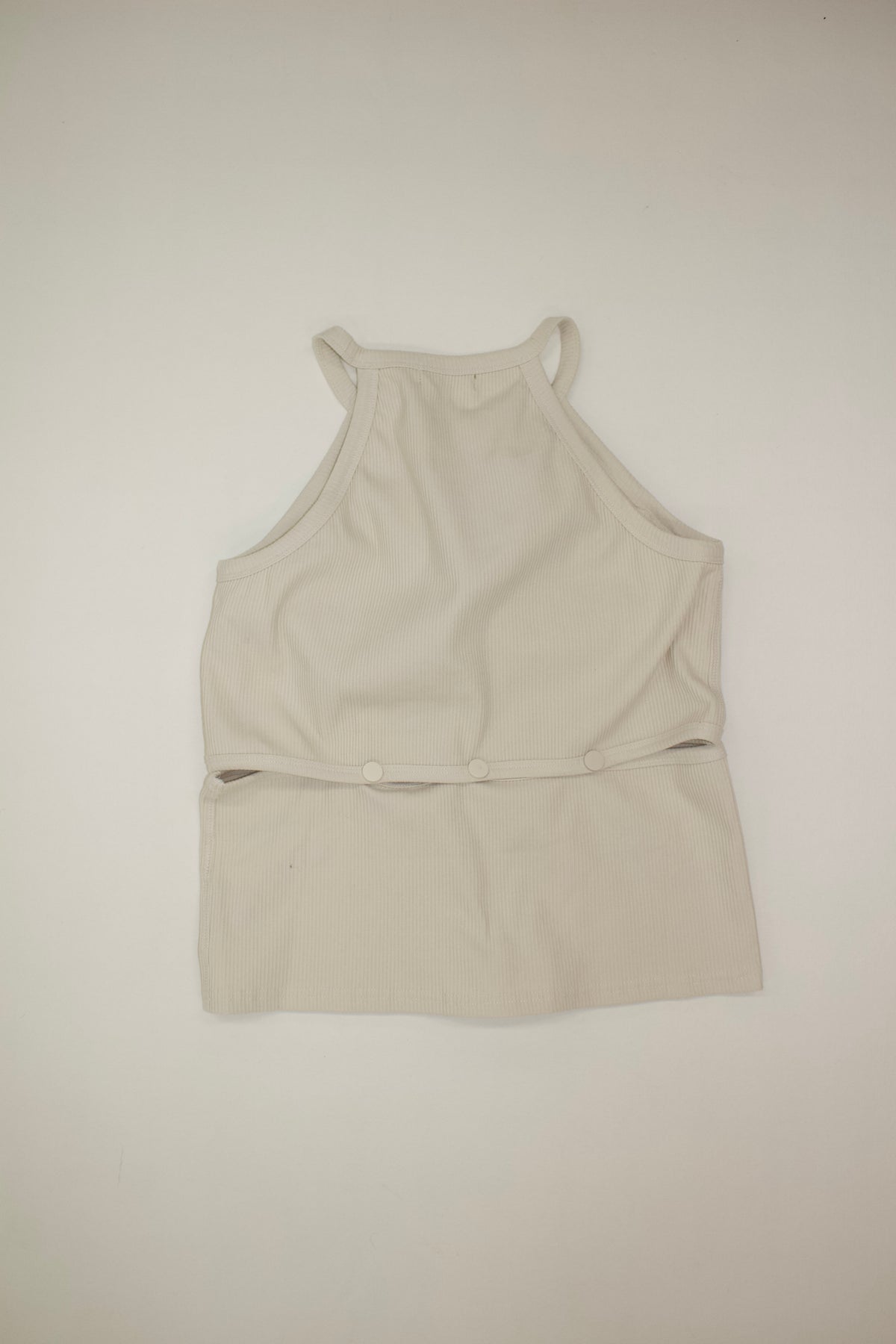 AURéNLEV Multiway Rib Tank Tops O／WHITE