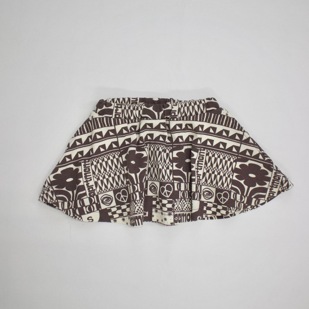 Semon ApartMent PANEL PRINT SKANTS ブラウン