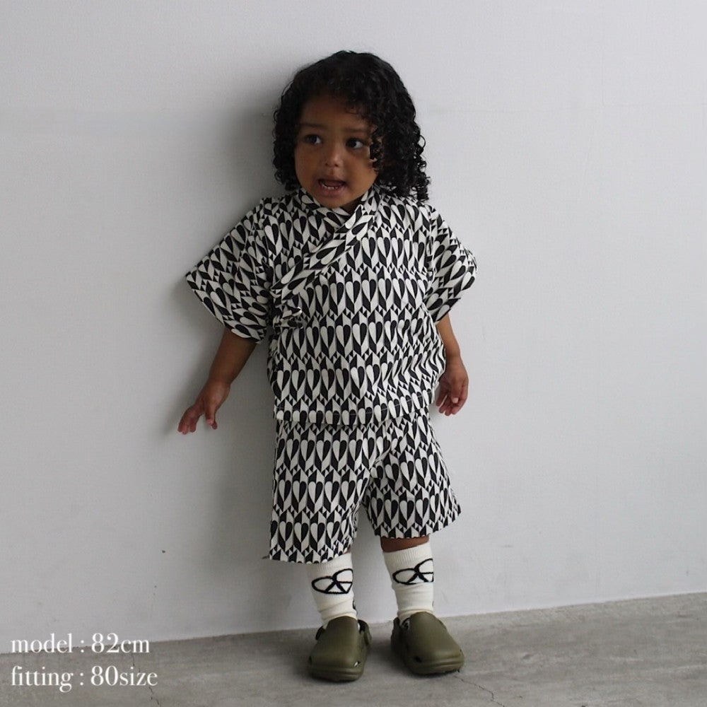semon 甚平　100cm 2way総柄甚平 | PATTERN 2WAY JINBEI | Frö