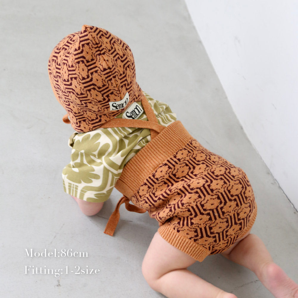 総柄コットンニットブルマ | PATTERN COTTON KNIT BLOOMERS | Frö