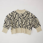Frö PATTERN KNIT MONOGRAM