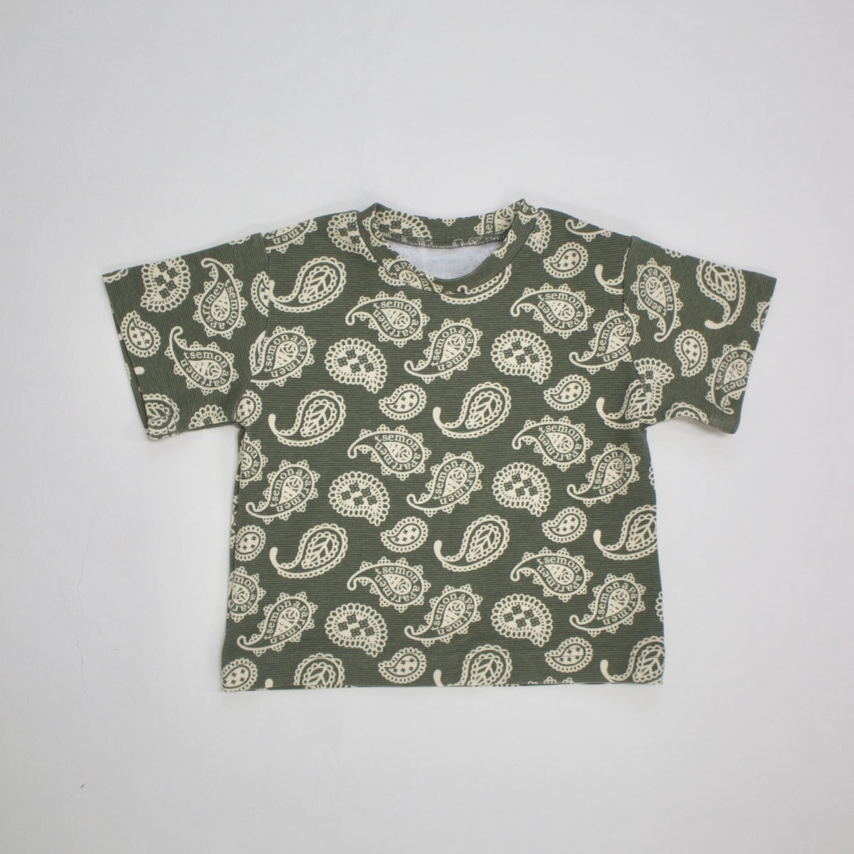 Semon ApartMent PATTERN PRINT T SHIRT PAISLEY