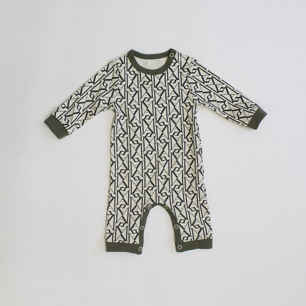Semon ApartMent 26AW NEW PATTERN FULL-LENGTH ROMPER MONOGRAM