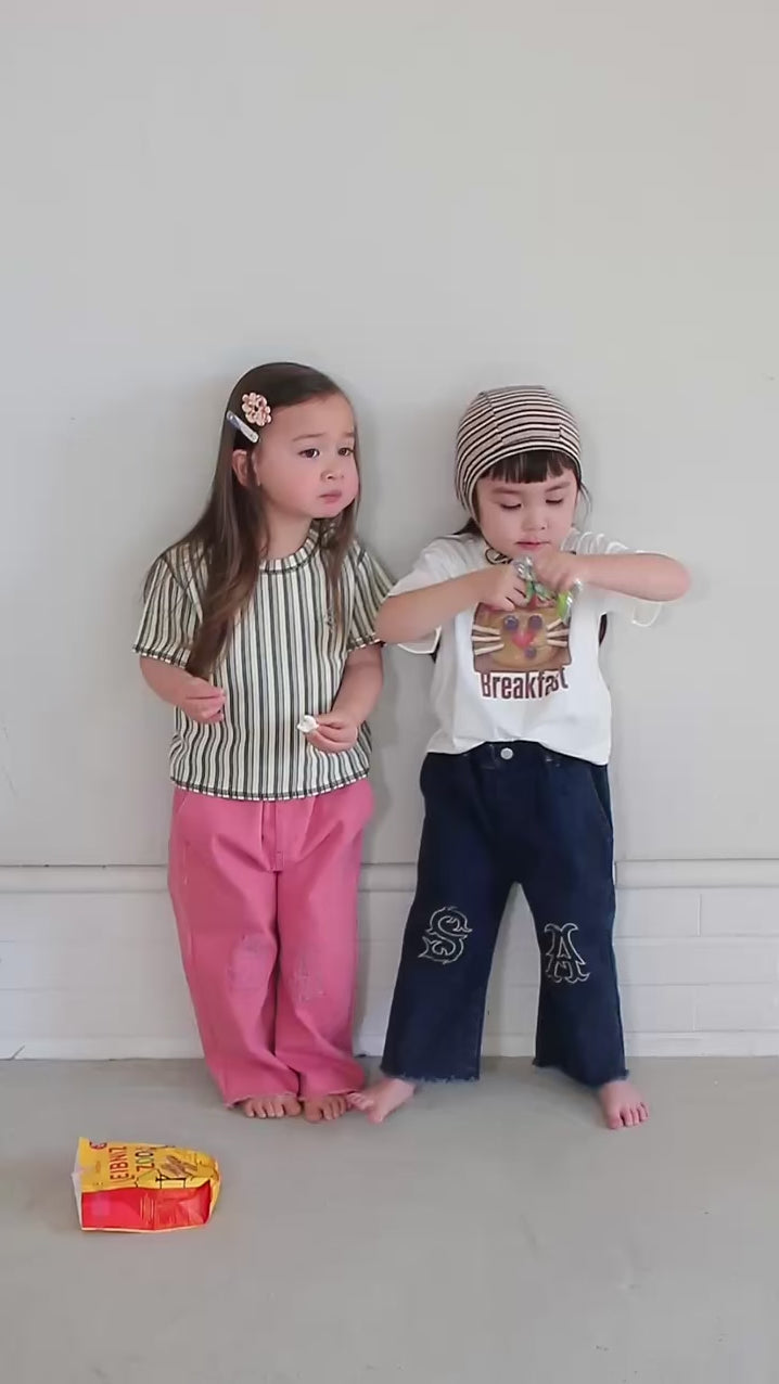 デニムパンツ | DENIM LOGO EMBROIDERY PANTS | Frö