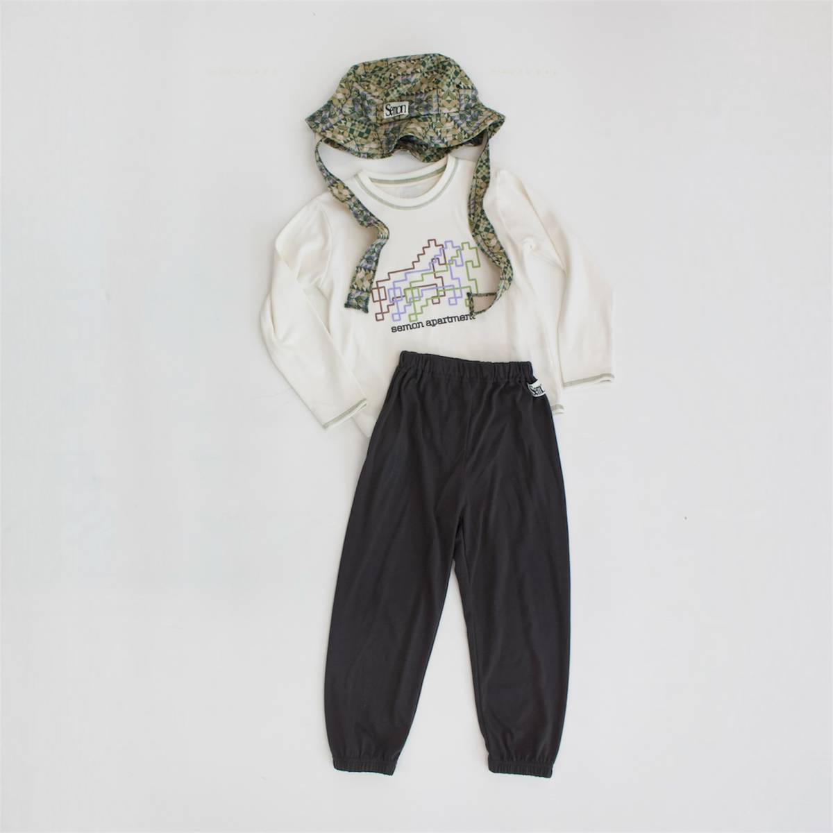 Semon ApartMent QUILTED JERSEY SAFARI HAT