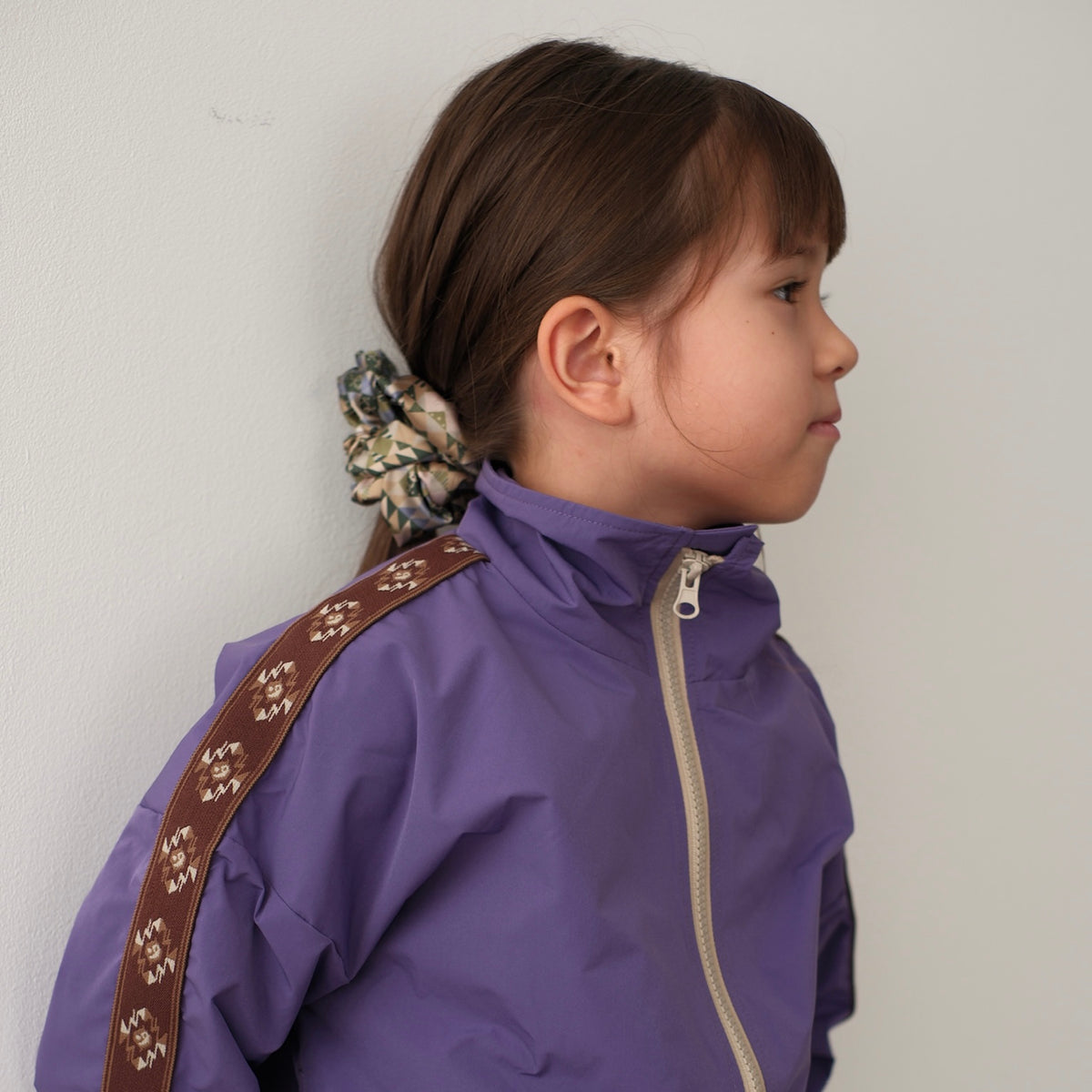 Semon ApartMent QUILTED SATIN SCRUNCHIE
