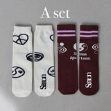 2 sets of high socks2