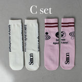 2 sets of high socks4