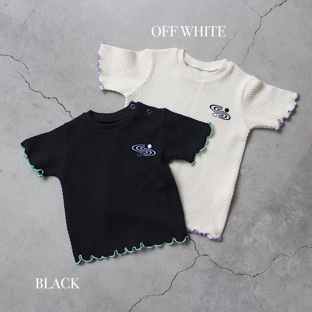 Semon ApartMent WAFFLE T×WAFFLE FLARE PANTS