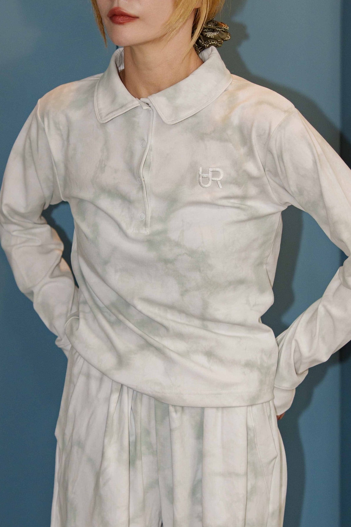 Semon ApartMent 【 SLB×AURéNLEV 】TIE-DYE LADIES LONG SLEEVE T-SHIRT