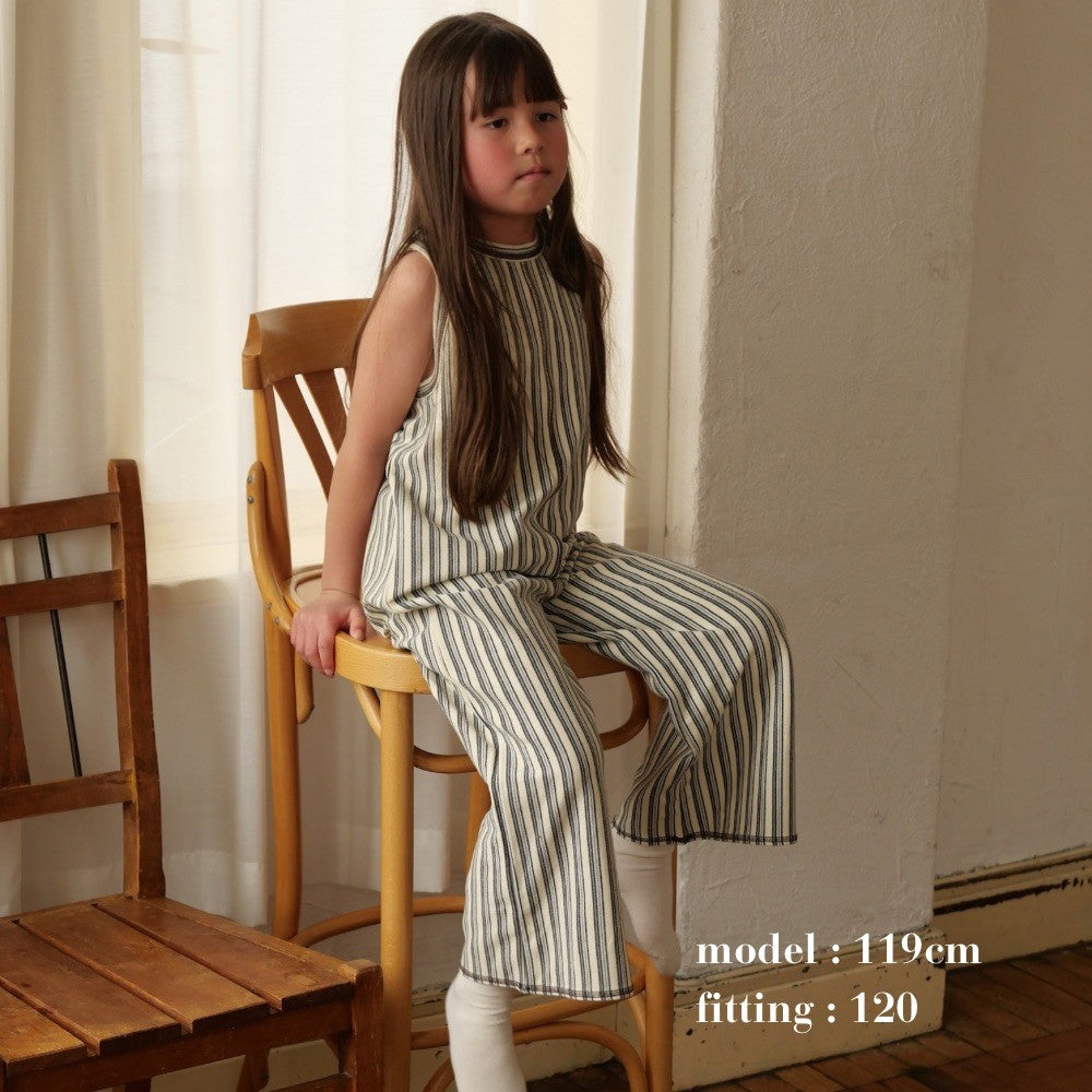 ストライプタンクトップサロペット | STRIPE TANK SALOPETTE | Frö
