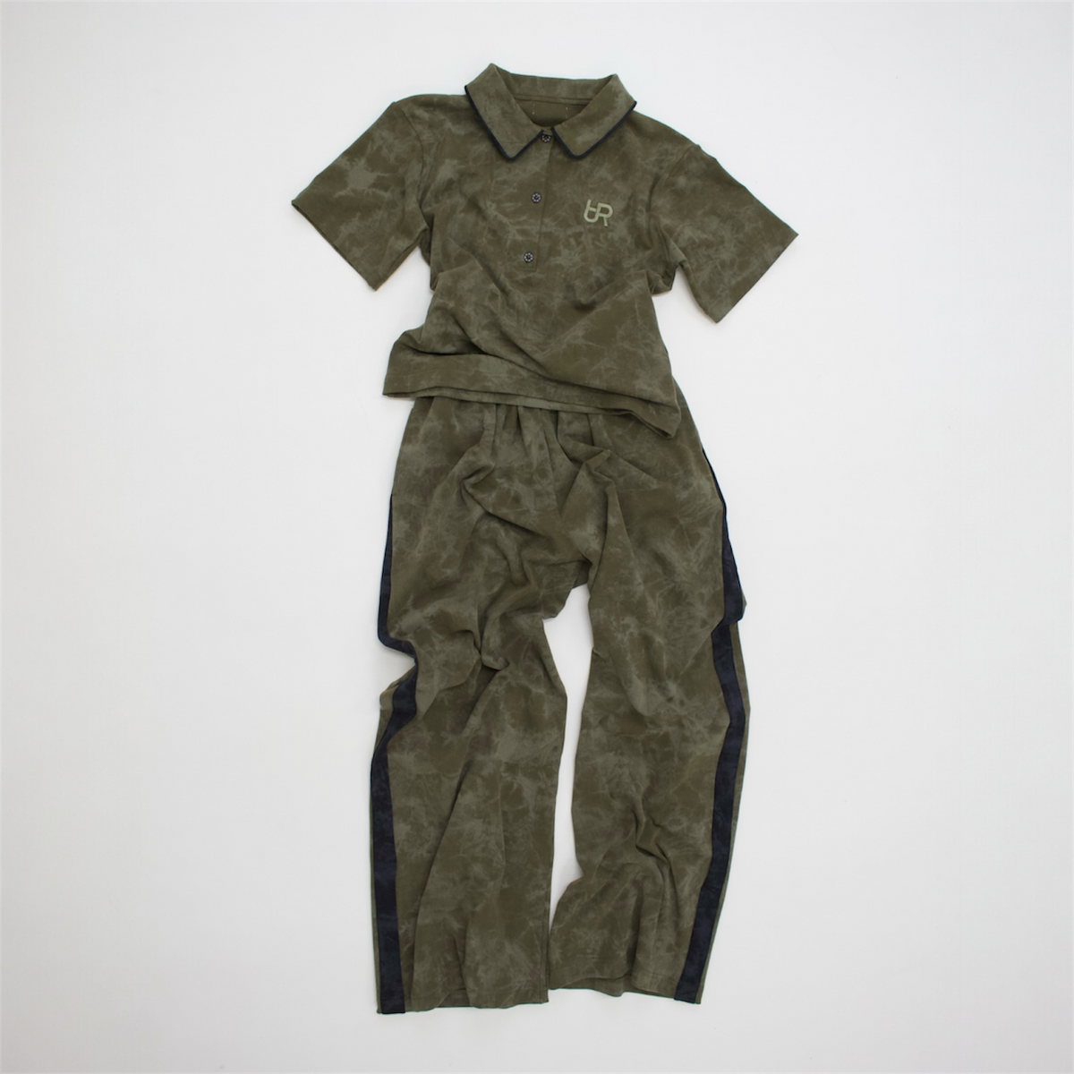 AURéNLEV TIEDYE POLO T SHIRT